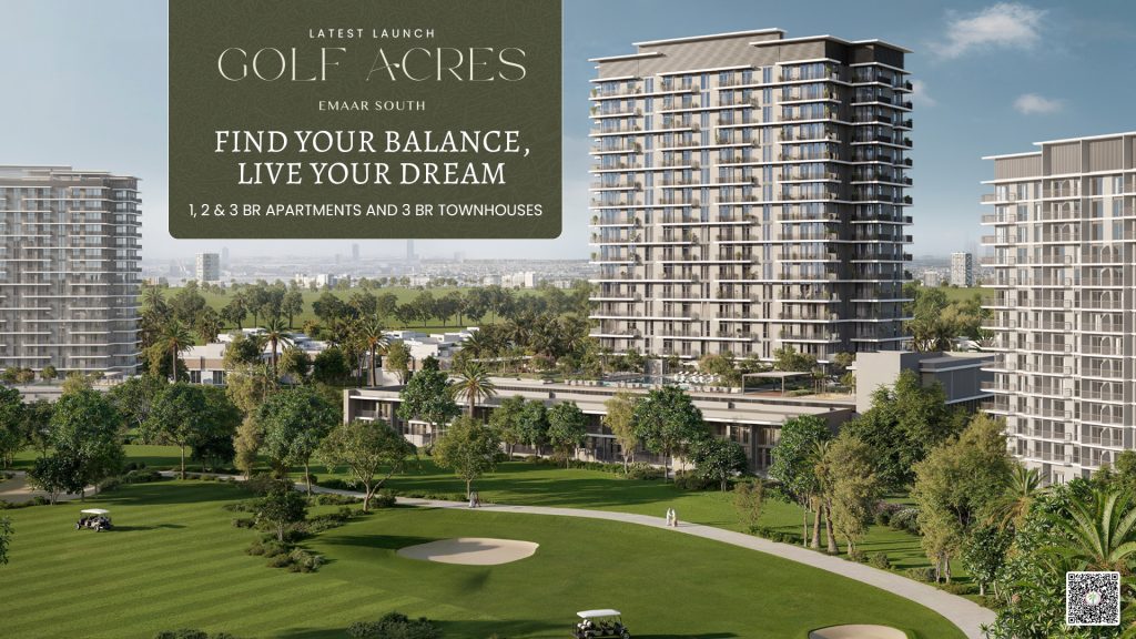 "Luxury living at Golf Acres, Emaar South with stunning golf course views